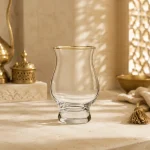 287 ml Tulip-Shaped Tasting Glass | كأس تذوق بشكل توليب سعة 287 مل — Rim Gold Only