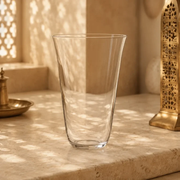 405 ml Flared-Rim Beverage Glass | كوب مشروبات طويل بحافة متسعة سعة 405 مل — Plain