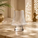 252 ml Specialty Short-Stem Beverage Glass | كأس مشروبات خاص بساق قصيرة سعة 252 مل — Rim Gold Only